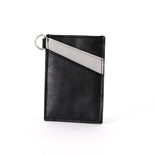 Black & Gray Slim Card Holder wallet for Women and Men