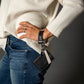 Mini Magnetic Keychain Bracelet with Slim Card Holder