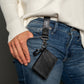 Mini Magnetic Keychain Bracelet with Slim Card Holder