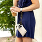 Mag Strap Wristlet - White+Gray